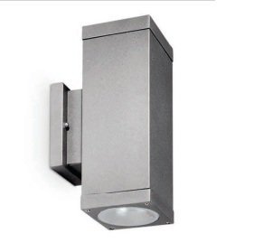 2070/2AR111 BIDI ALUMINIO CUADRADO 2 x AR111 50w